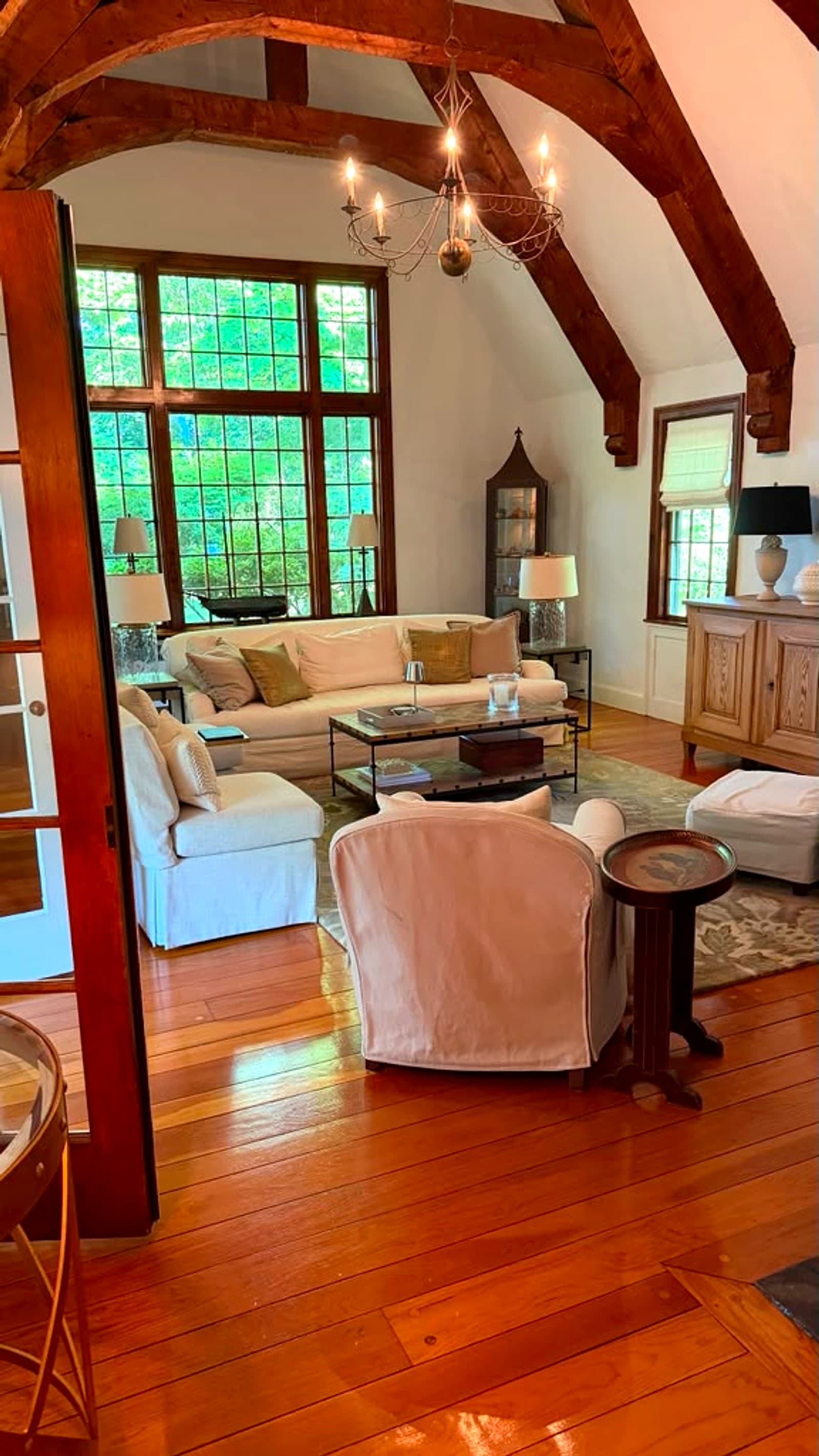 Living room, after an AM Cleaning visit